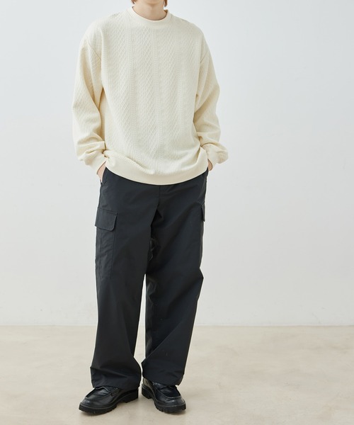  j.n.r.d（ジェー・エヌ・アール・ディー）の「j.n.r.d/ドローストリングワイドカーゴパンツ（カーゴパンツ・メンズ・ブラック/カーキ・LL/L/M）」の15枚目の写真