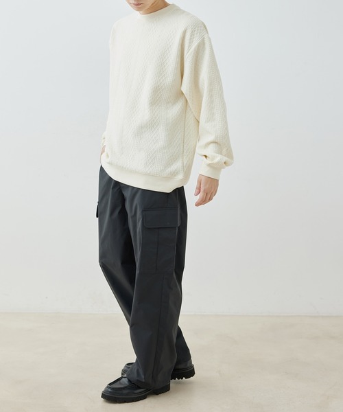  j.n.r.d（ジェー・エヌ・アール・ディー）の「j.n.r.d/ドローストリングワイドカーゴパンツ（カーゴパンツ・メンズ・ブラック/カーキ・LL/L/M）」の7枚目の写真