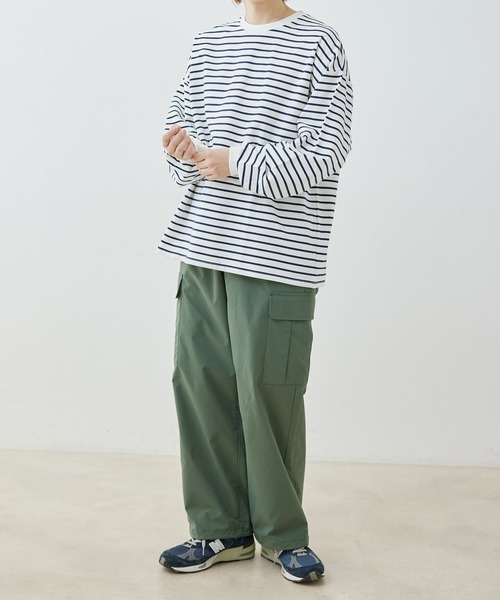  j.n.r.d（ジェー・エヌ・アール・ディー）の「j.n.r.d/ドローストリングワイドカーゴパンツ（カーゴパンツ・メンズ・ブラック/カーキ・LL/L/M）」の9枚目の写真