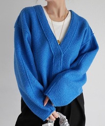 オーバーVネックカーディガン