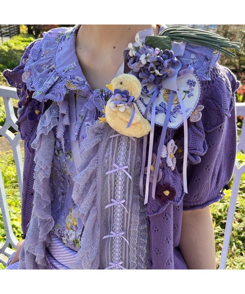 ひよこぬいぐるみコサージュ