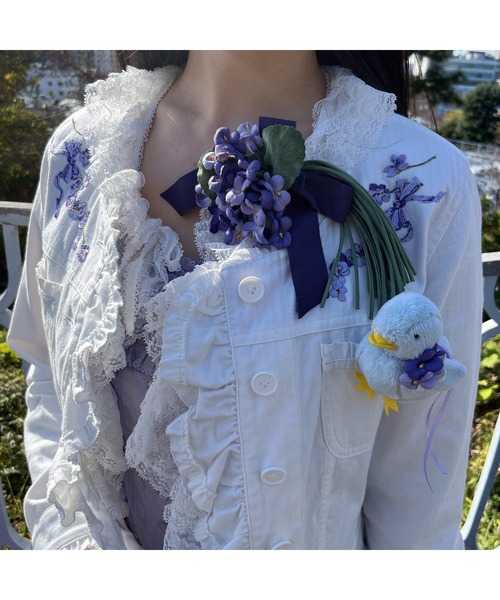 ひよこぬいぐるみコサージュ