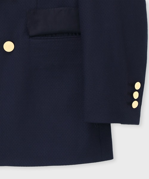 LANVIN collection(ランバン コレクション)の「DAMIER PATTERN BLAZER【ダミエパターンブレザー】(テーラードジャケット・メンズ・ネイビー・50/48)」の3枚目の写真