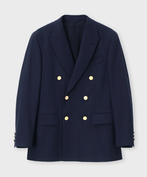 LANVIN collection(ランバン コレクション)の「DAMIER PATTERN BLAZER【ダミエパターンブレザー】(テーラードジャケット・メンズ・ネイビー・50/48)」の6枚目の写真