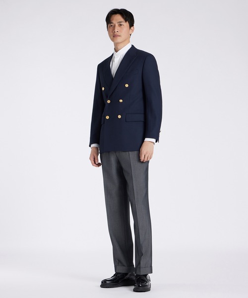 LANVIN collection(ランバン コレクション)の「DAMIER PATTERN BLAZER【ダミエパターンブレザー】(テーラードジャケット・メンズ・ネイビー・50/48)」の8枚目の写真