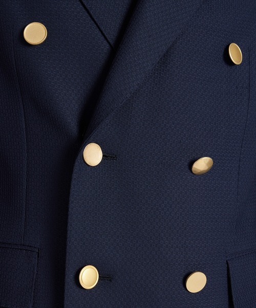 LANVIN collection(ランバン コレクション)の「DAMIER PATTERN BLAZER【ダミエパターンブレザー】(テーラードジャケット・メンズ・ネイビー・50/48)」の5枚目の写真