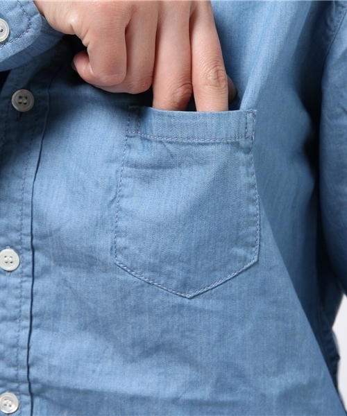 LIVI it（リヴィ イット）の「【LIVI it】Ｂｉｇデニムシャツ（シャツ/ブラウス・レディース・インディゴブルー/ブルー・LARGE/MEDIUM）」の8枚目の写真
