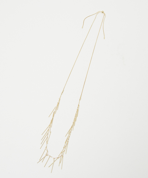 qualite（カリテ）の「フリンジチェーンネックレス（ネックレス・レディース・シルバー/ゴールド・フリー）」の17枚目の写真