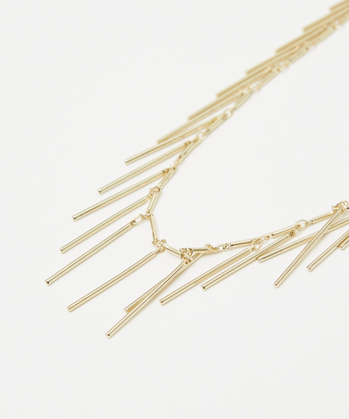 qualite（カリテ）の「フリンジチェーンネックレス（ネックレス・レディース・シルバー/ゴールド・フリー）」の18枚目の写真