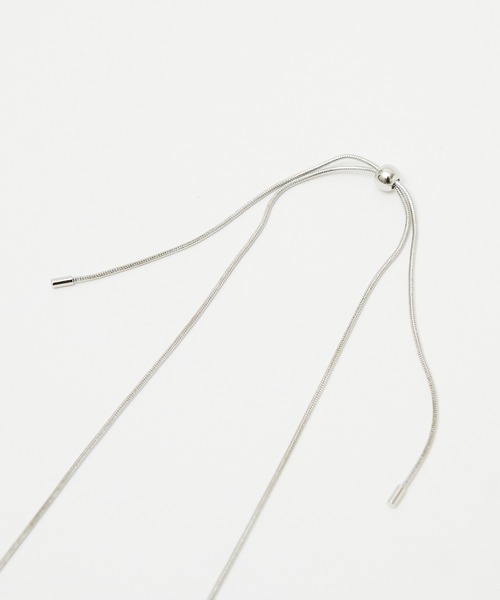 qualite（カリテ）の「フリンジチェーンネックレス（ネックレス・レディース・シルバー/ゴールド・フリー）」の6枚目の写真