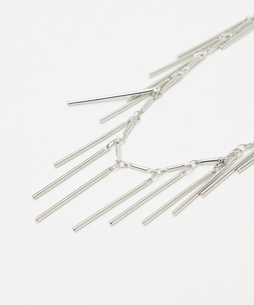 qualite（カリテ）の「フリンジチェーンネックレス（ネックレス・レディース・シルバー/ゴールド・フリー）」の7枚目の写真