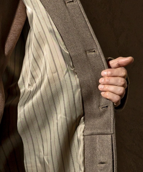 C DIEM（カルペディエム）の「mj9843- Old Workers Coat ステンカラーコート（ステンカラーコート・メンズ・ブラック/カーキ・S/M/L/XL）」の9枚目の写真