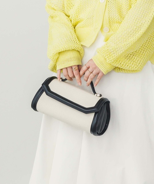 Gready Brilliant（グレディブリリアン）の「キャンバスロールバッグ（ハンドバッグ・レディース・ブラック/キャメル・FREE）」の13枚目の写真