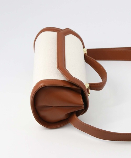 Gready Brilliant（グレディブリリアン）の「キャンバスロールバッグ（ハンドバッグ・レディース・ブラック/キャメル・FREE）」の20枚目の写真