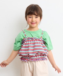 HOGAN RANCH WEAR | パイルボーダーキャミトップス（kids/XS～L）(キャミソール)