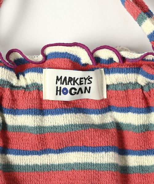 HOGAN RANCH WEAR（ホーガンランチウエア）の「パイルボーダーキャミトップス（kids/XS～L）（キャミソール・キッズ・ピンク/グリーン・XS/S/M/L）」の11枚目の写真