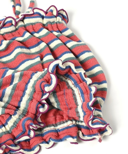 HOGAN RANCH WEAR（ホーガンランチウエア）の「パイルボーダーキャミトップス（kids/XS～L）（キャミソール・キッズ・ピンク/グリーン・XS/S/M/L）」の8枚目の写真