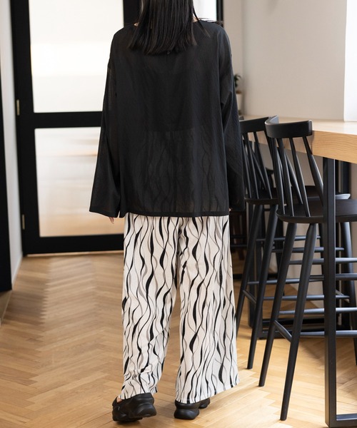 LEPSIM（レプシィム）の「ドライシアープルオーバー　992111（Tシャツ/カットソー・レディース・サンドベージュ/チャコールグレー/オフホワイト・FREE）」の20枚目の写真