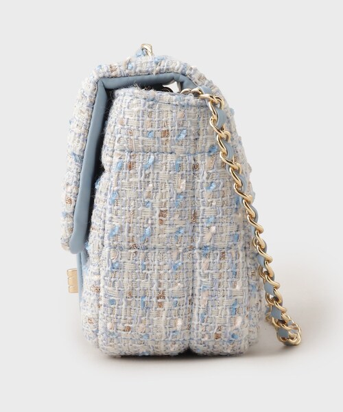 OPAQUE.CLIP（オペークドットクリップ）の「◆【2WAY】スクエアキルティングチェーンショルダーバッグ（ショルダーバッグ・レディース・ブラック系1/アイボリー/ブラック・00）」の6枚目の写真