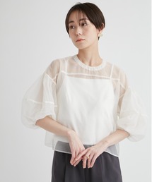 emmi | eco カップ付きキャミソールセットシアートップス(Tシャツ/カットソー)