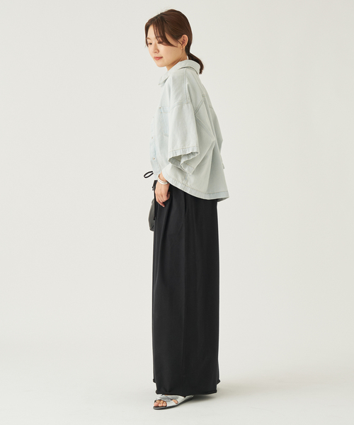 セール】SWEAT WIDE TUCK パンツ（スウェットパンツ）｜Plage