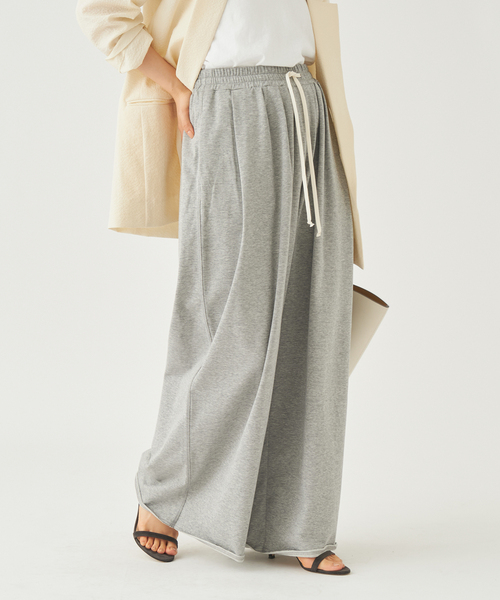 セール】SWEAT WIDE TUCK パンツ（スウェットパンツ）｜Plage