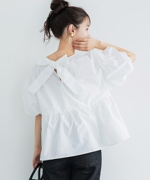 coca(coca) | パリフワバックリボンブラウス(シャツ/ブラウス)