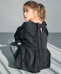 coca（coca） | パリフワバックリボンブラウス(シャツ/ブラウス)