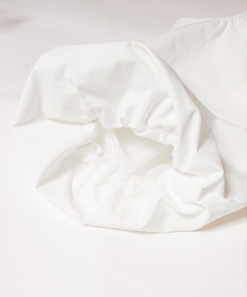 coca（coca）（コカ）の「パリフワバックリボンブラウス（シャツ/ブラウス・レディース・ブラック/ホワイト/ドット/ライトブルー/ライトピンク・M/L/S）」の9枚目の写真