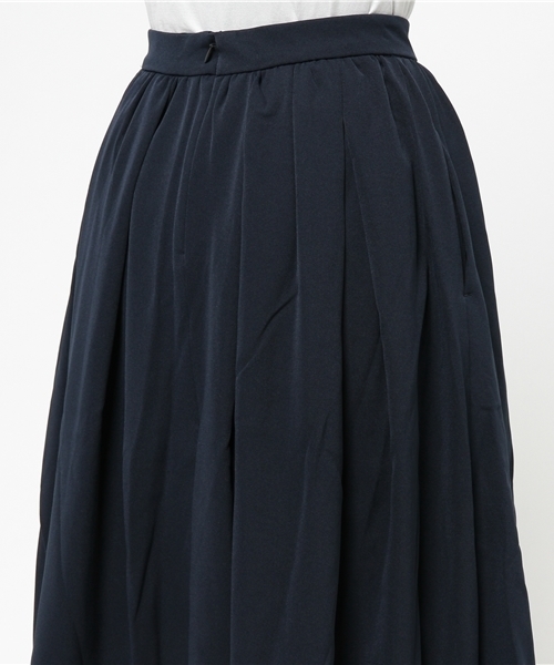koe（コエ）の「ボリュームタックミモレ丈スカート（スカート・レディース・ブラック/ワインレッド/ライトブルー/ネイビー・SMALL/MEDIUM/LARGE）」の9枚目の写真