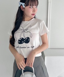 チェリーリボンミニTシャツ