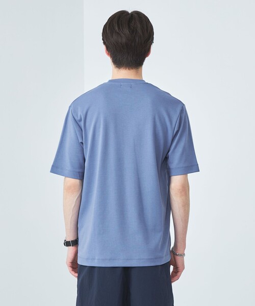 green label relaxing(グリーンレーベルリラクシング)の「RELAXiNG ポンチ クルーネック Tシャツ(Tシャツ/カットソー・メンズ・ブラック/ライトブルー/ライトグレー/ホワイト・XL/M/L/S)」の11枚目の写真