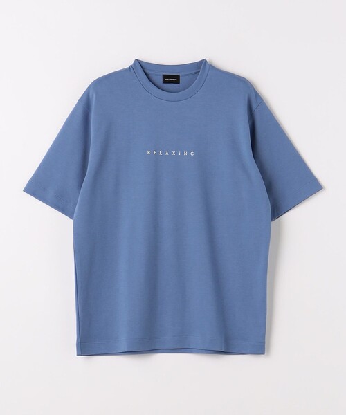 green label relaxing(グリーンレーベルリラクシング)の「RELAXiNG ポンチ クルーネック Tシャツ(Tシャツ/カットソー・メンズ・ブラック/ライトブルー/ライトグレー/ホワイト・XL/M/L/S)」の12枚目の写真