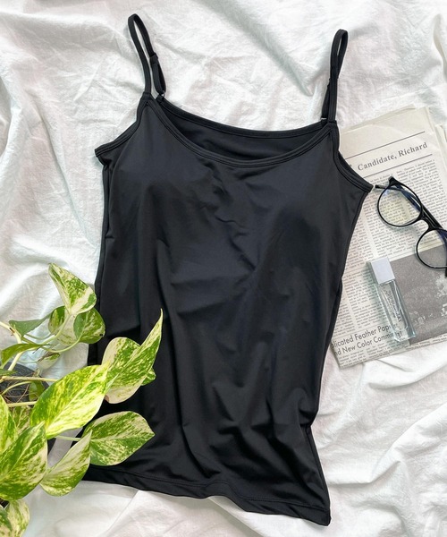 fran de lingerie(フランデランジェリー)の「色・形・素材が 選べるカップ付き キャミソール&タンクトップ 「インナー キャミソール」 キャミソール(キャミソール・レディース・ブラウン系その他5/ブラウン系その他6/ブルー系その他2/ブルー系その他6/グレー系2/グレー系3/グレー系その他/ブラック系その他2/ピンク系その他/ブルー系その他7/グリーン系その他4/パープル系その他3/ホワイト系その他2/ブラック系その他/グレー/ブラック系その他3/グリーン系その他5/パープル系その他2/パープル系その他4/ホワイト系その他3/グレー系1/ホワイト/ホワイト系その他/ブラック系その他4/ブルー系その他/グリーン系その他2/グリーン系その他3/パープル系その他5/ピンク系その他3/グレー系その他2/ピンク系その他4/ピンク系その他2・L/M)」の8枚目の写真