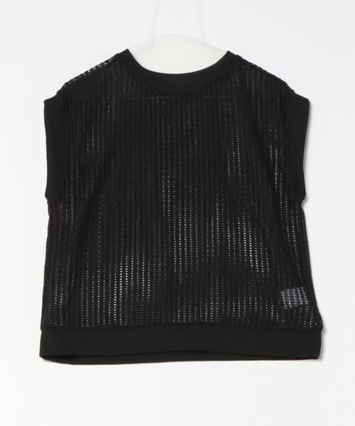 INTERPLANET（インタープラネット）の「クロシェ風レースフレンチスリーブプルオーバー（Tシャツ/カットソー・レディース・ベージュ/ブラック・FREE）」の19枚目の写真