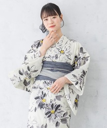 SOUBIEN(ソウビエン)の夏を彩るレディース浴衣2点セット (浴衣+帯)(浴衣)