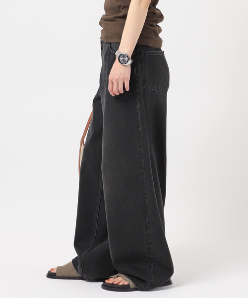 【HAIKURE/ハイクル】BETHANY (wide leg) HAIKURE/ハイクル】BETHANY Black(wide leg)（デニムパンツ