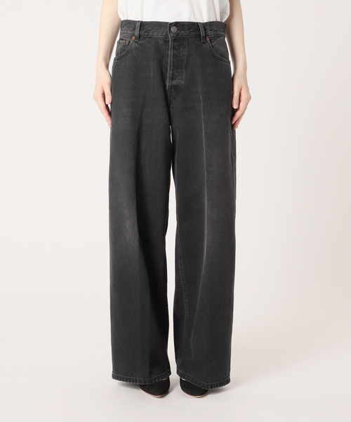 HAIKURE/ハイクル】BETHANY Black(wide leg)（デニムパンツ）｜AP