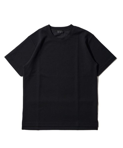 TETE HOMME（テットオム）の「ジャガードストレッチクルーネックTシャツ（Tシャツ/カットソー・メンズ・ブラック/グリーン/ホワイト/チャコールグレー・MEDIUM/LARGE/X-LARGE）」の11枚目の写真