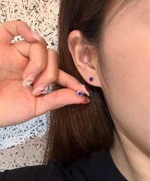 【OKUOKU 0909】シンプル ピアス 誕生石 両耳用 oku-pierce-679836607459-4【RBTS】