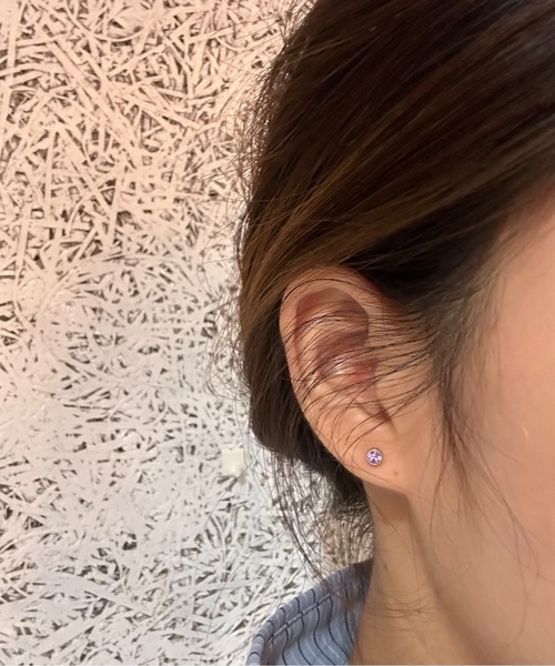 Burner（バーナー）の「【OKUOKU　0909】シンプル ピアス 誕生石 両耳用 oku-pierce-679836607459-4（ピアス（両耳用）・レディース・B/G/I/P/R/Y/その他4/その他7/その他9/K/L/M/N/その他6/A/J/O/Q/X/Z/その他8/その他10/C/D/E/F/S/V/W/その他1/その他2/その他3/その他5/H/T・FREE）」の14枚目の写真