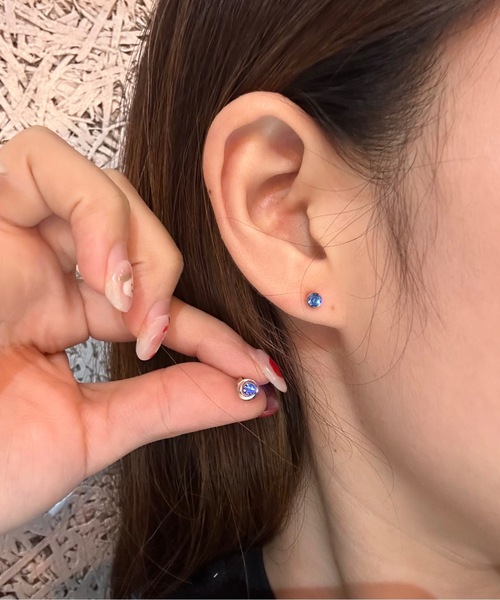 Burner（バーナー）の「【OKUOKU　0909】シンプル ピアス 誕生石 両耳用 oku-pierce-679836607459-4（ピアス（両耳用）・レディース・B/G/I/P/R/Y/その他4/その他7/その他9/K/L/M/N/その他6/A/J/O/Q/X/Z/その他8/その他10/C/D/E/F/S/V/W/その他1/その他2/その他3/その他5/H/T・FREE）」の19枚目の写真