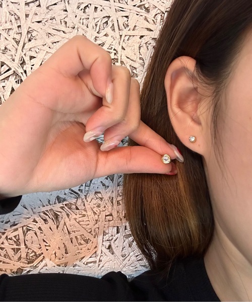 Burner（バーナー）の「【OKUOKU　0909】シンプル ピアス 誕生石 両耳用 oku-pierce-679836607459-4（ピアス（両耳用）・レディース・B/G/I/P/R/Y/その他4/その他7/その他9/K/L/M/N/その他6/A/J/O/Q/X/Z/その他8/その他10/C/D/E/F/S/V/W/その他1/その他2/その他3/その他5/H/T・FREE）」の21枚目の写真