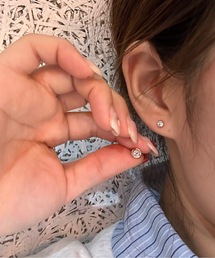 【OKUOKU 0909】シンプル ピアス 誕生石 両耳用 oku-pierce-679836607459-4【RBTS】