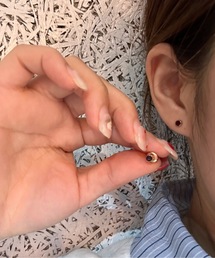 【OKUOKU 0909】シンプル ピアス 誕生石 両耳用 oku-pierce-679836607459-4【RBTS】