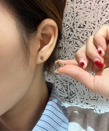 【OKUOKU 0909】シンプル ピアス 誕生石 両耳用 oku-pierce-679836607459-4【RBTS】
