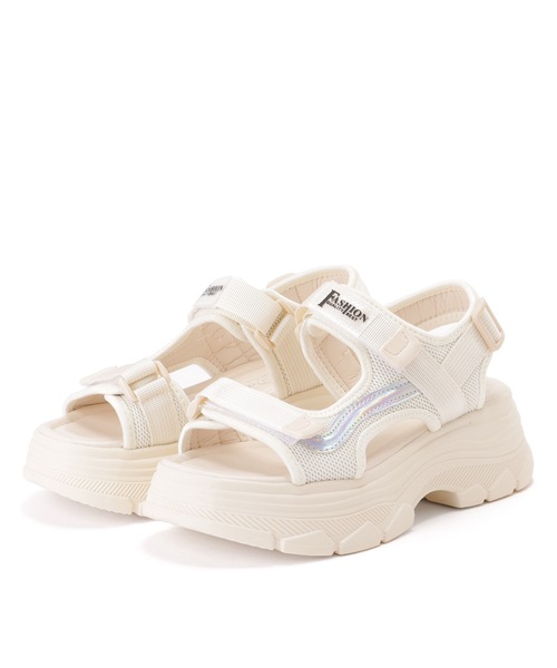 セール】メッシュ ストラップ コンフォート スポーツ サンダル