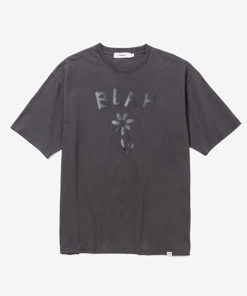 Flower サイン入りTシャツ rehacer : Flower Patch Fade CS / フラワー パッチ フェイド