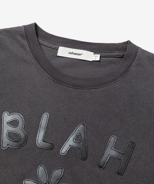 rehacer(レアセル)の「rehacer : Flower Patch Fade CS / フラワー パッチ フェイド カットソー(Tシャツ/カットソー・メンズ・スミクロ/アイボリー/ネイビー・X-LARGE/SMALL/MEDIUM/LARGE)」の8枚目の写真