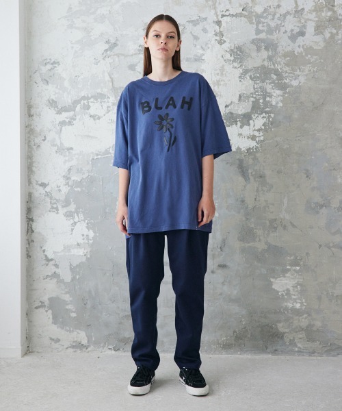 rehacer(レアセル)の「rehacer : Flower Patch Fade CS / フラワー パッチ フェイド カットソー(Tシャツ/カットソー・メンズ・スミクロ/アイボリー/ネイビー・X-LARGE/SMALL/MEDIUM/LARGE)」の14枚目の写真